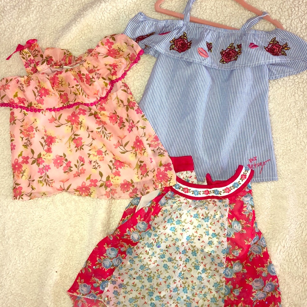 Bundle of 3T tops for girls.